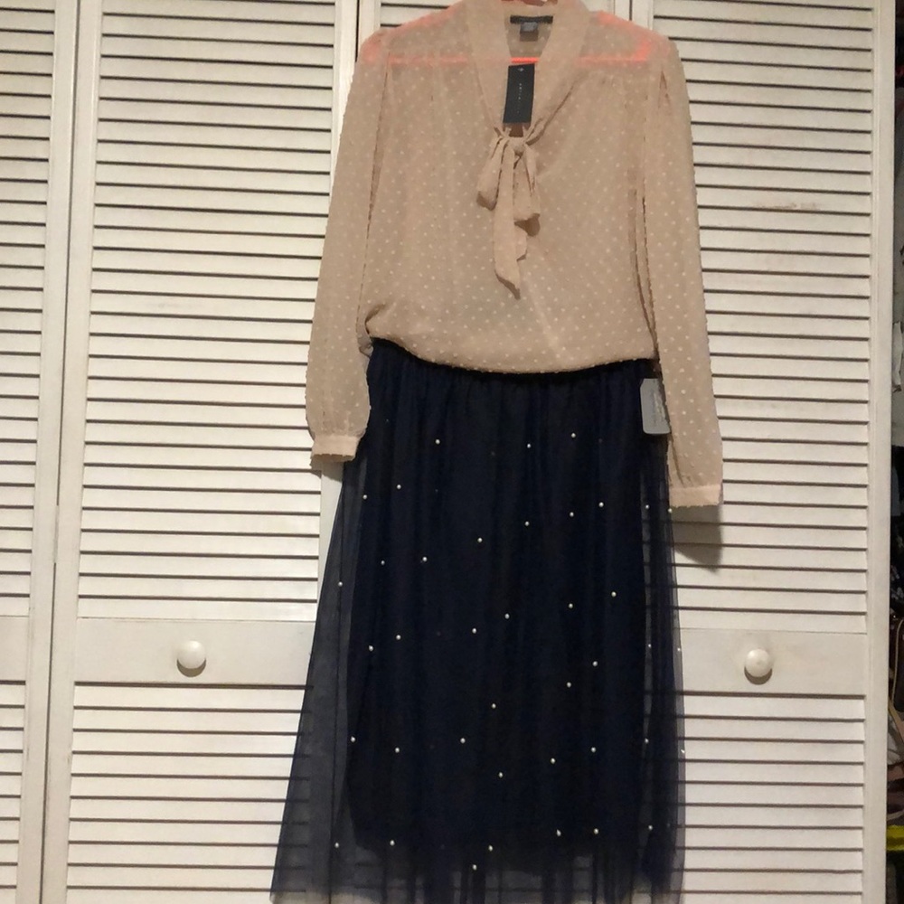 Two separate pieces but one outfit.Looks Gorgeous!
